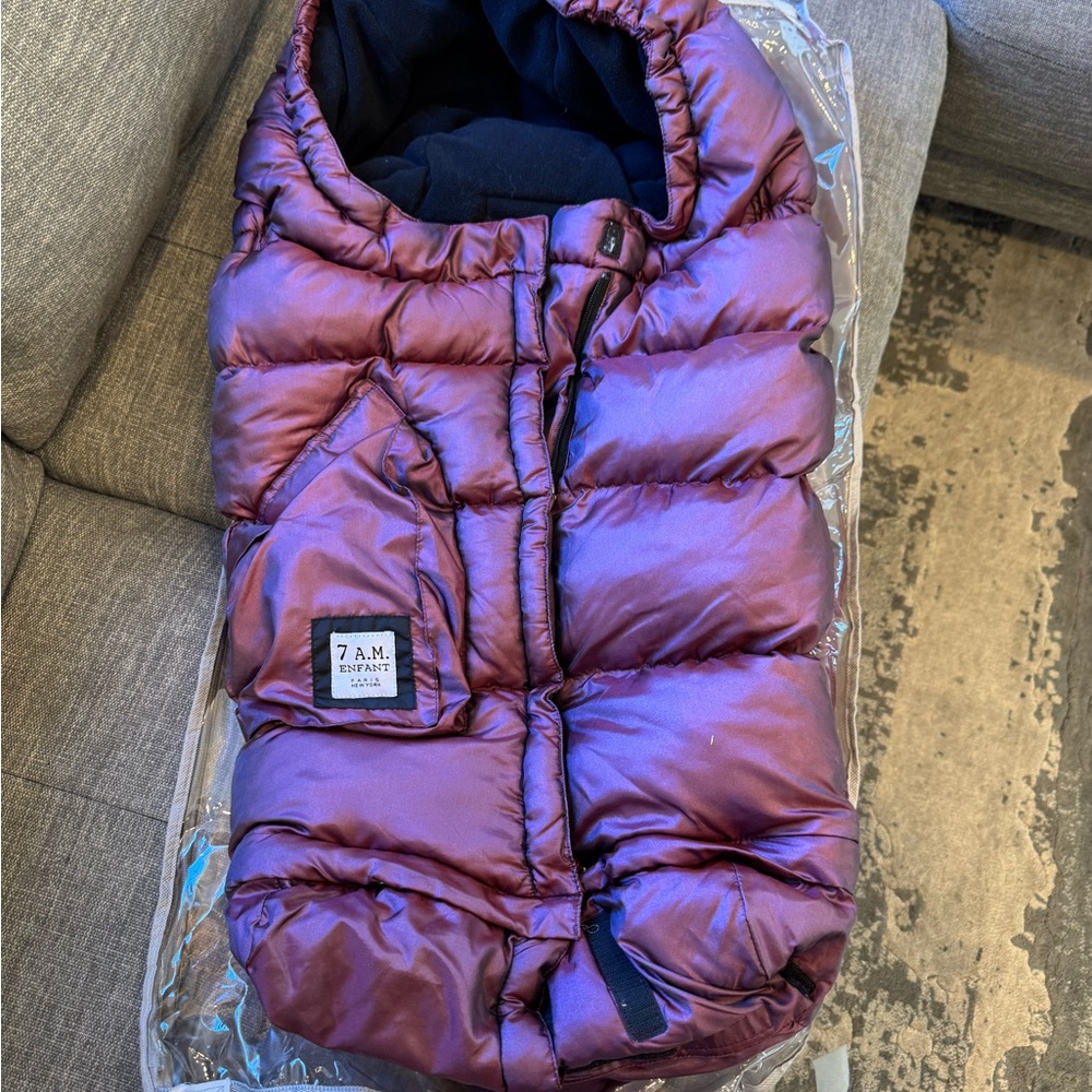 7 A.M. Enfant Purple Puffer Vest